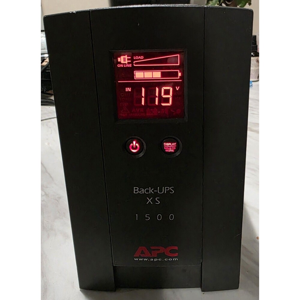APC Back-UPS XS 1500 865W Uninterruptible Power Supply BX1500LCD